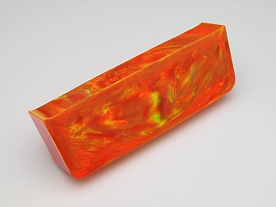 Orange/Orange Aurora Opal - Slab