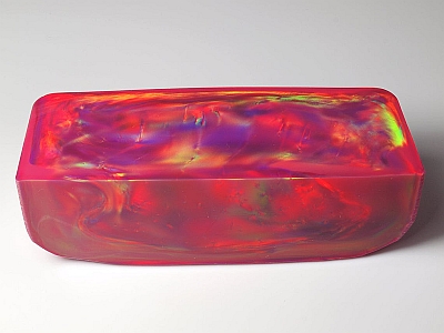 Red/Orange Aurora Opal - Slab