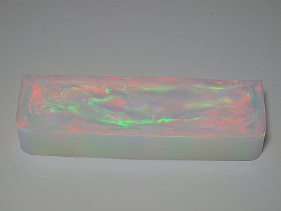 White/Orange Aurora Opal - Slab