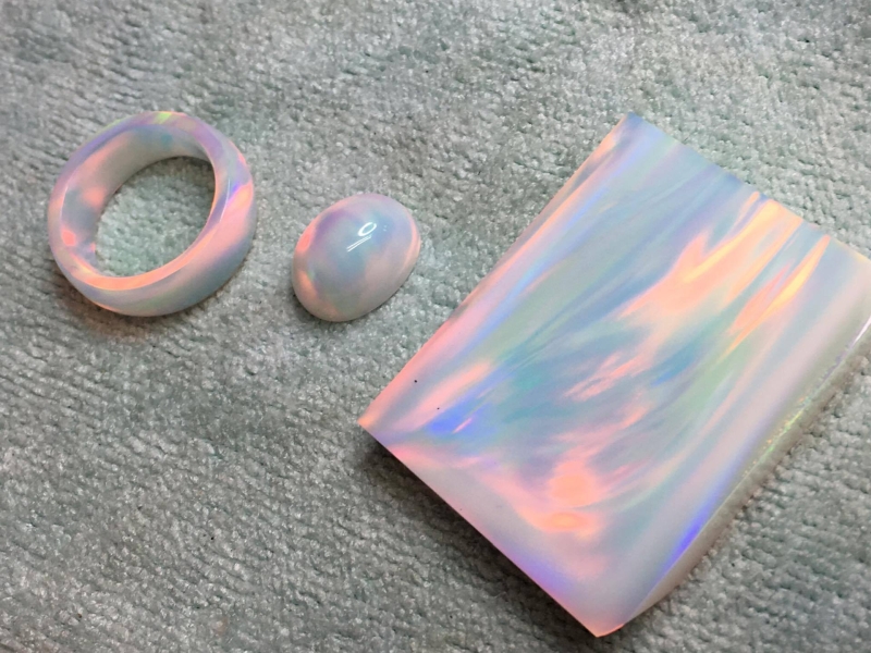 aurora opal ring